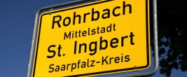 Ortsschild Rohrbach