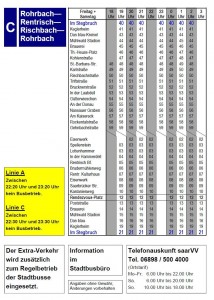 Busplan Rohrbachfest