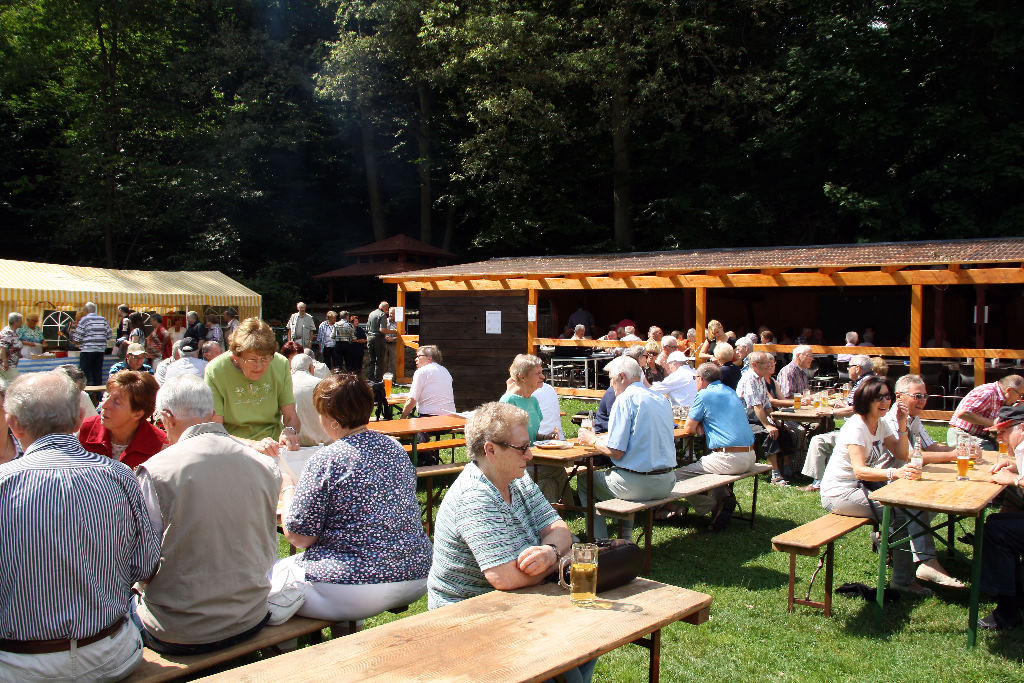 MGV „Sangesfreunde 1868 e. V.“ Oberwürzbach beim Sommerfest des GV Germania