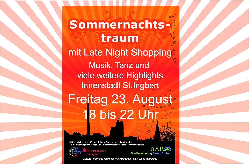 Sommernachtstraum mit Late Night Shopping bis 22 Uhr