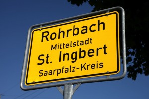 Ortsschild Rohrbach
