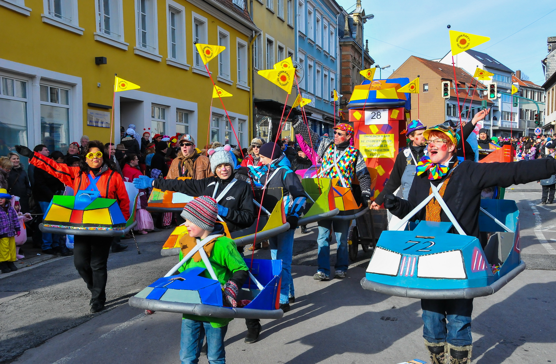 Rathausstürme und Faschingsumzüge in St. Ingbert