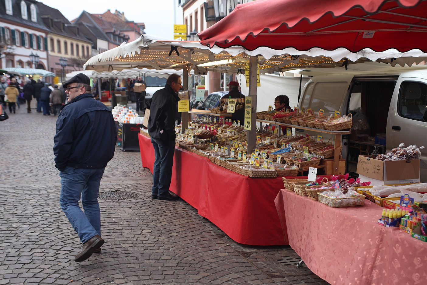 Lichtmeßmarkt in der Fußgängerzone