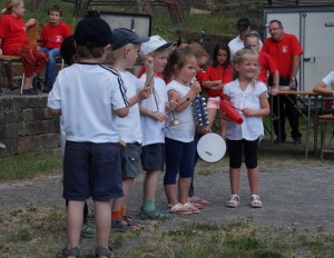 Die musikalische Früherziehung („Klangmäuse“) der Bergkapelle (Foto: Edgar Omlor)