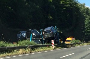 Unfall auf der A6