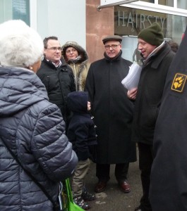 Photo (von links): Frank Luxenburger (Vorsitzender), Ursula Schmitt (stv. Vorsitzende), Jürgen Marx (stv. Vorsitzender), Klaus Friedrich. 