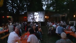 Freilichtkino in der Luschd (Foto: Wolfgang Blatt)