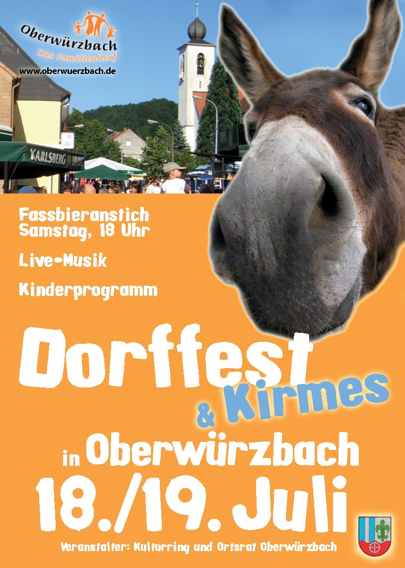 Dorffest und Kirmes Oberwürzbach 2015
