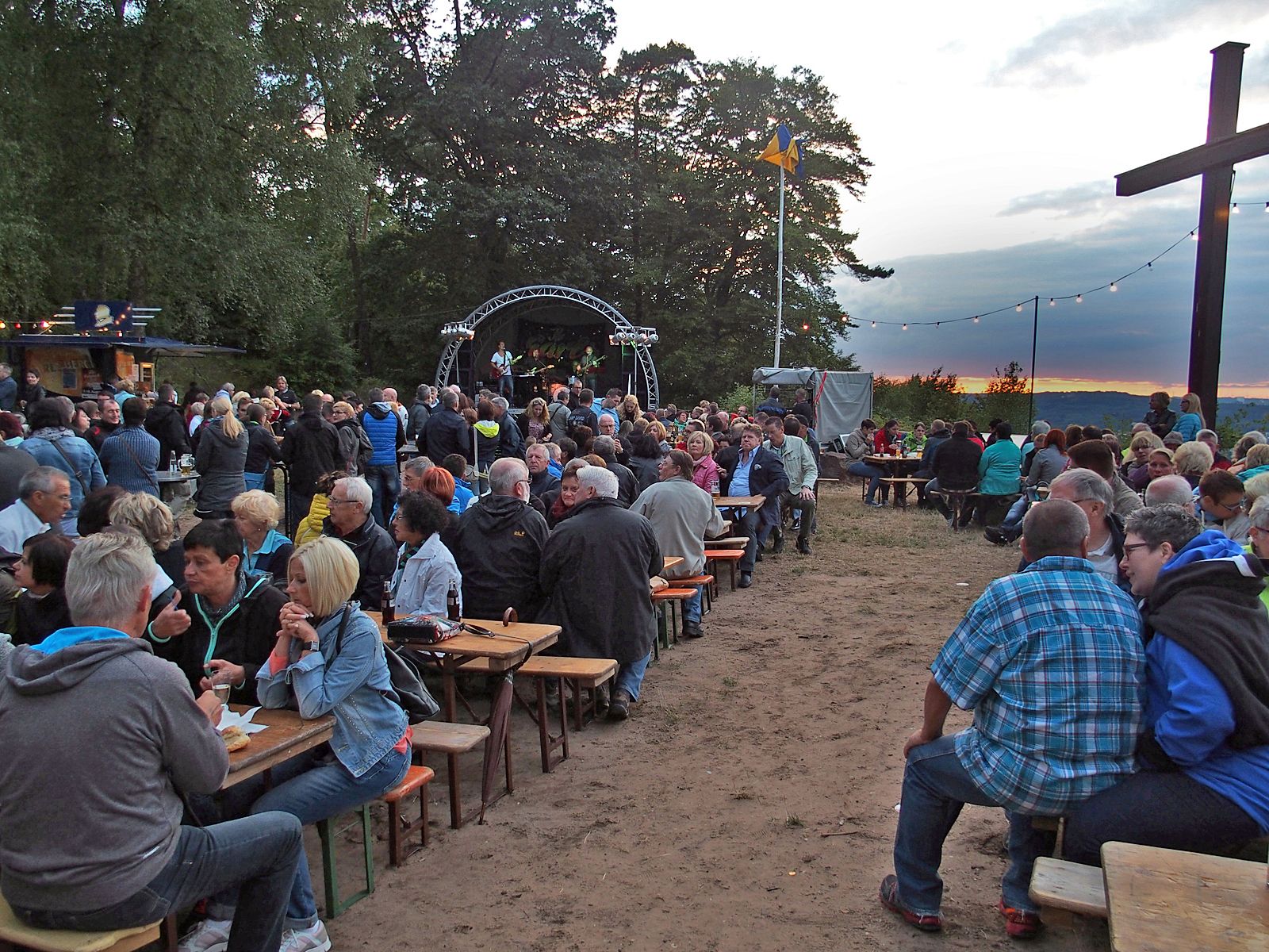 Deutsche Bauernmesse auf dem Kahlenbergfest