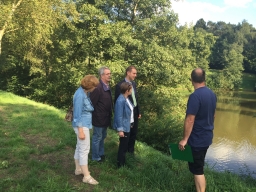 Ortsrat besucht Kleber-Weiher