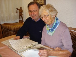 Foto: Mathilde Thiel. Von links nach rechts Siegfried Thiel und Anni Huy