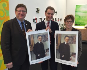 Jürgen Lennartz, Ulli Meyer und Annegret Kamp-Karrenbauer Foto: Mark Reck