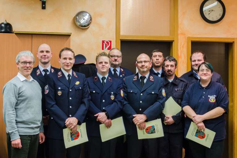 Jahreshauptversammlung beim Löschbezirk Hassel, Feuerwehr St. Ingbert