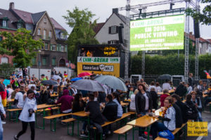 Public Viewing in der LVM-Arena