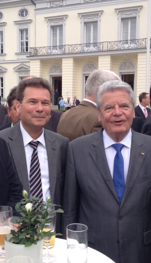 Pressemitteilung SPD: Sven Meier zu Gast beim Bundespräsidenten