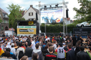 Public Viewing in St. Ingbert (Foto: Frank Leyendecker)