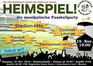 Heimspiel - die musikalische Fußballparty