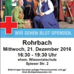 Blutspende beim Deutschen Roten Kreuz Rohrbach