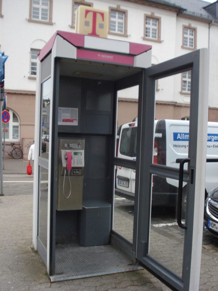 Pressemitteilung SPD: Telefonzelle am Markt in St. Ingbert