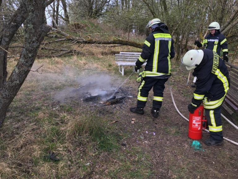 Grillfeuer einfach sich selbst überlassen