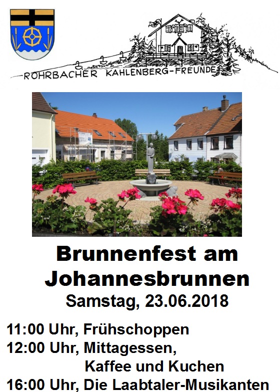 Brunnenfest am Johannesbrunnen