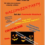 Halloweenparty der Feuerwehr Rentrisch