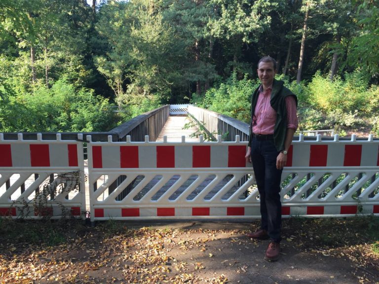 Gemeinsamer Einsatz für den Erhalt der „Brücke in der Au“