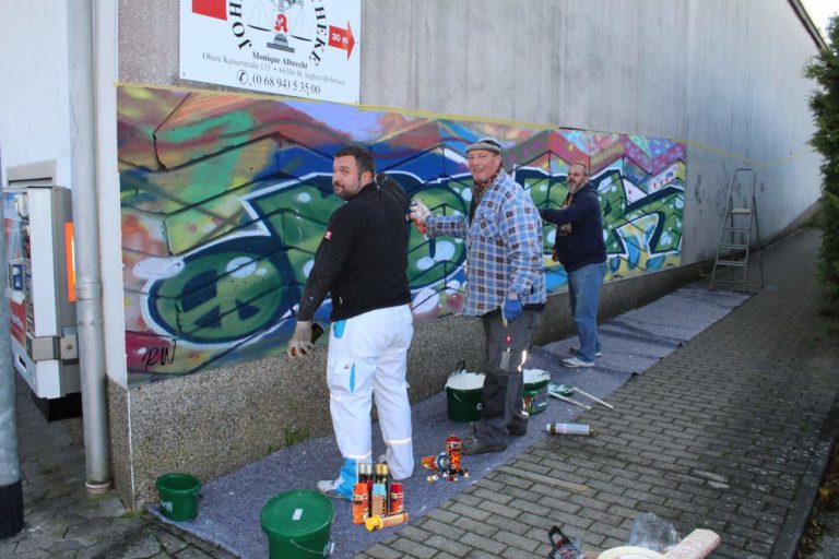 Ortsvorsteher beim Sprayen erwischt