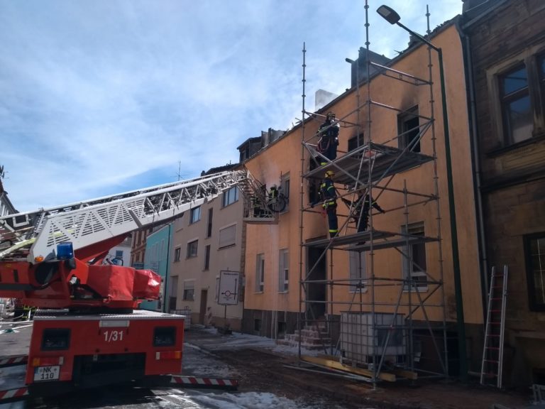 THW St. Ingbert beendet Einsatz nach Wohnhausbrand in Neunkirchen