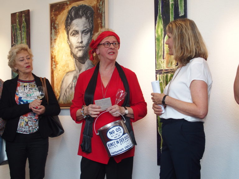 Vernissage mit der Saxophonistin und Sängerin Marion Kaufmann