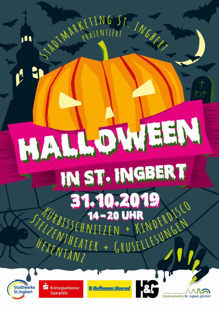 Kürbiskartenverkauf für Halloween in St. Ingbert