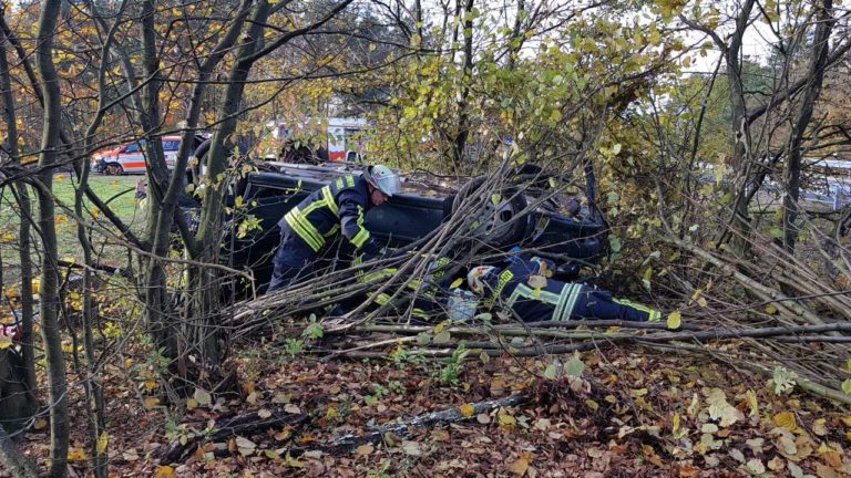 PKW Überschlag auf A6