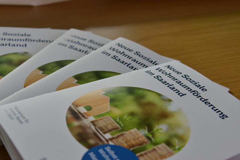 Bauministerium veröffentlicht Broschüre zur Neuen Sozialen Wohnraumförderung im Saarland