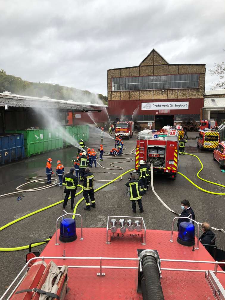 Jahreshauptübung der Jugendfeuerwehren