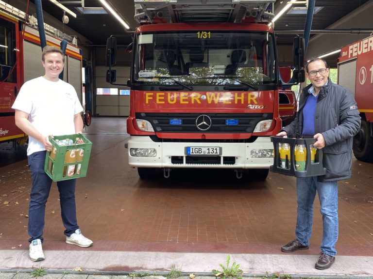 Feuerwehr erhält Unterstützung durch Sachspenden