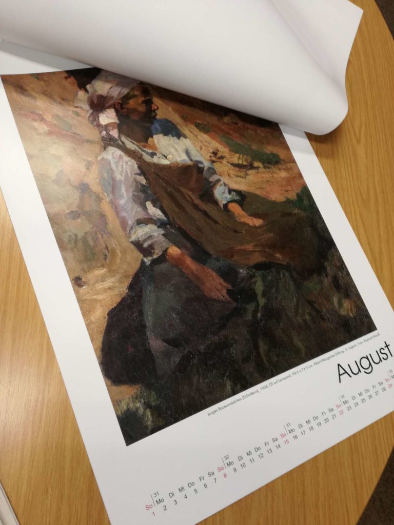 Neuer Albert Weisgerber Kunstkalender noch erhältlich