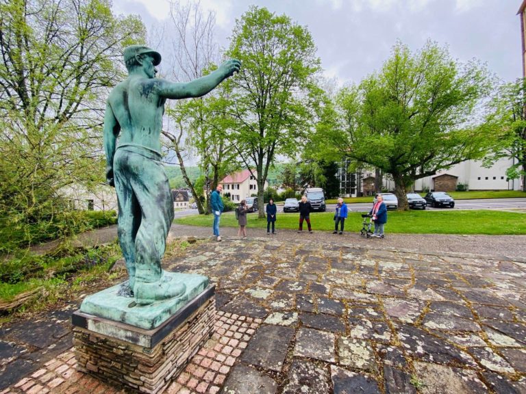 Der “Walzmeister” wurde wieder aufgestellt