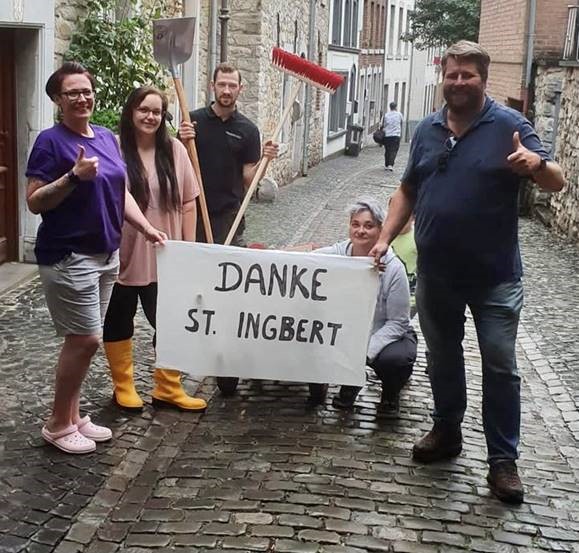 Spontane Hilfsaktion der St. Ingberter Stadtverwaltung für Stolberg