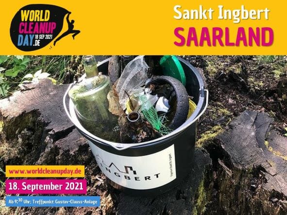 World Cleanup Day in St. Ingbert