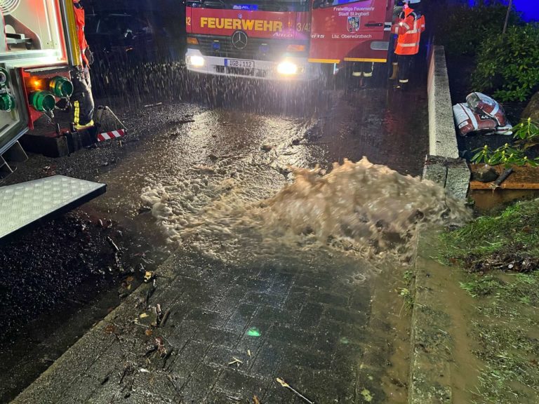 Mehrere Einsätze durch Starkregen