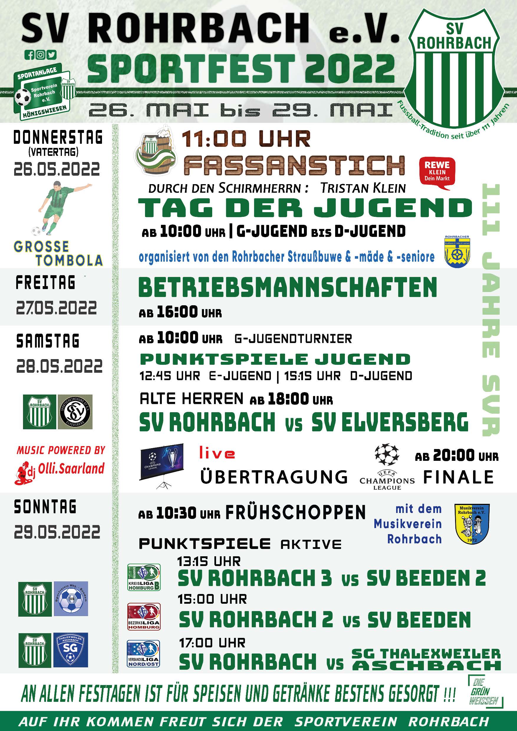 Sportfest SV Rohrbach