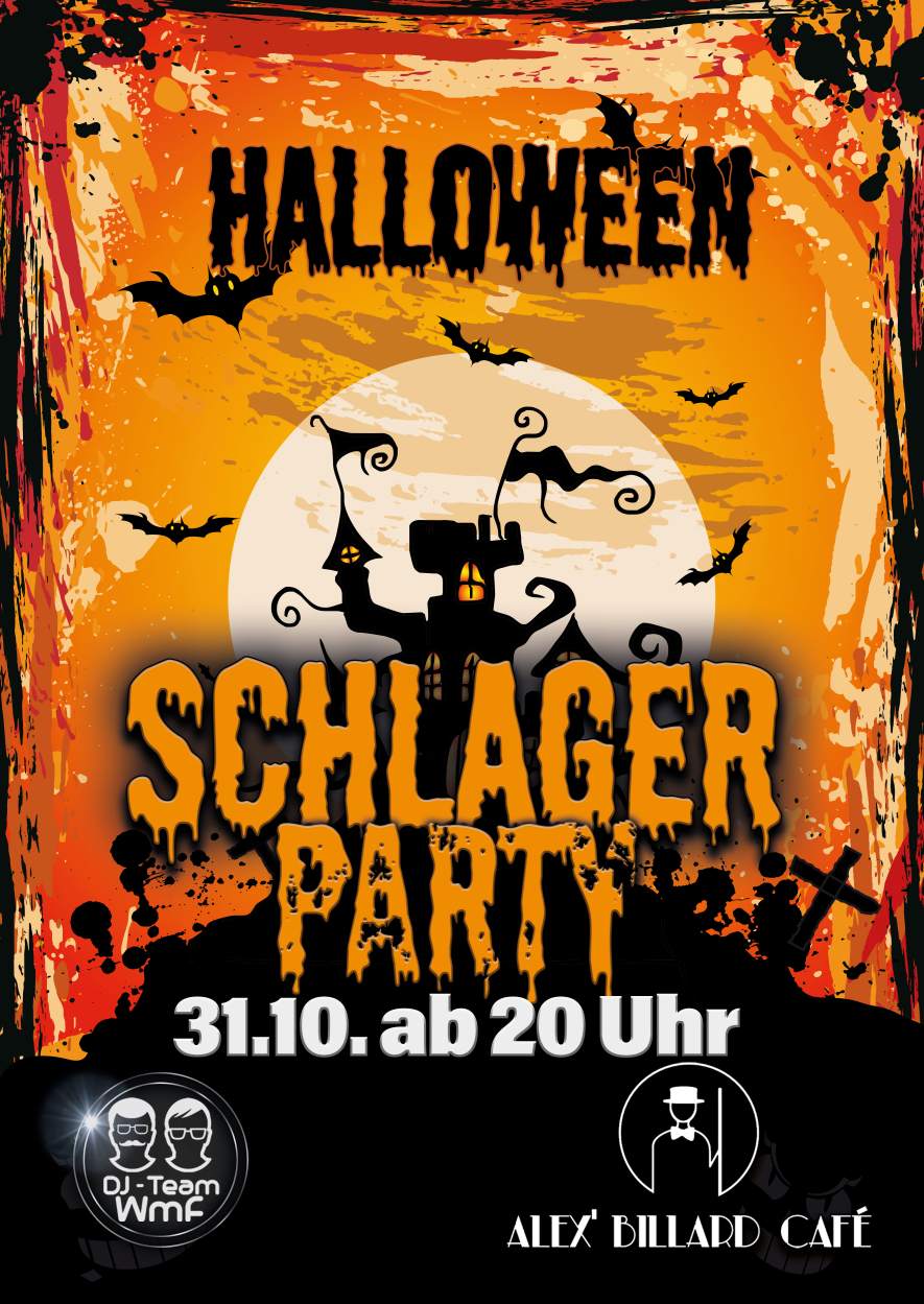 Halloween Schlagerparty im Alex' Billard Café