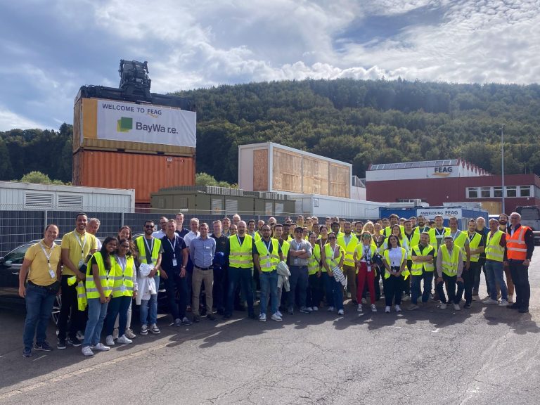 Besuch eines Großkunden der erneuerbaren Energiebranche bei FEAG in St. Ingbert