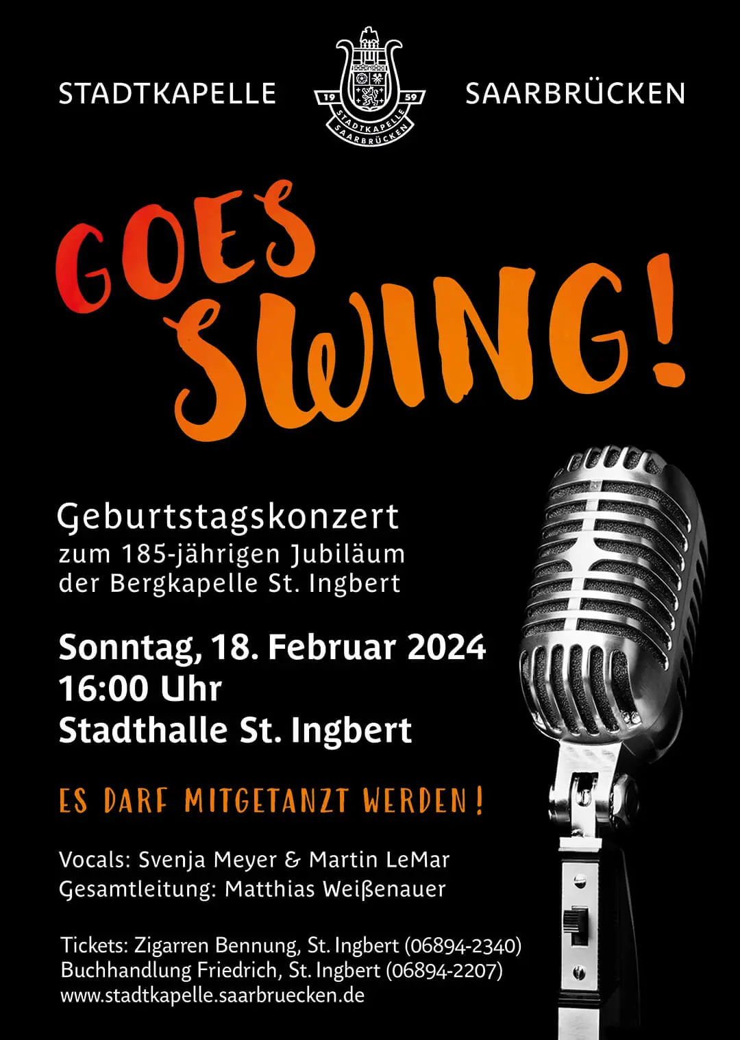 Stadtkapelle Saarbrücken goes Swing