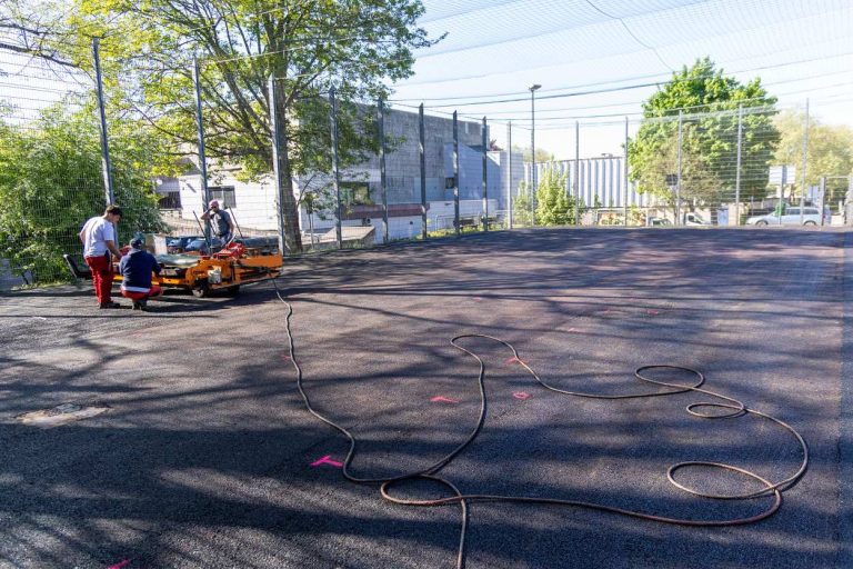 Neuer Bodenbelag für die beliebte Multifunktionsanlage in der Kohlenstraße