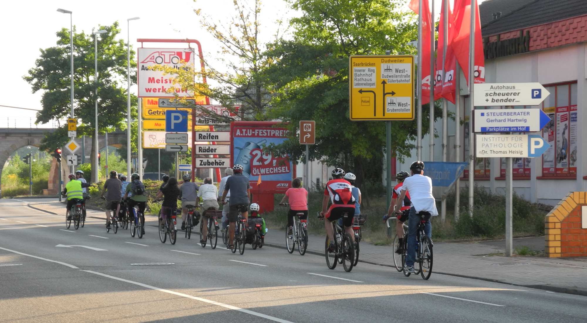 Fahrradsternfahrt zum Synphoniekonzert