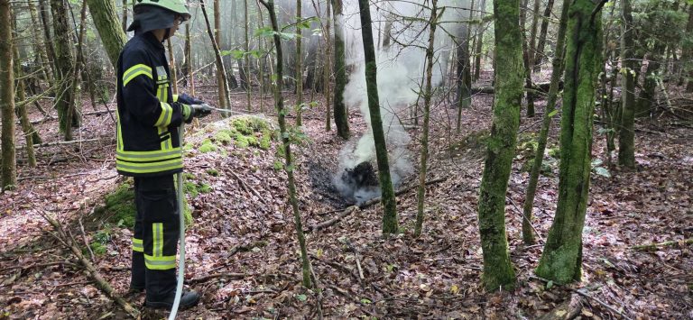 Einsätze für die Freiwillige Feuerwehr St. Ingbert u.a. Starkregen und Brand eines Kabels