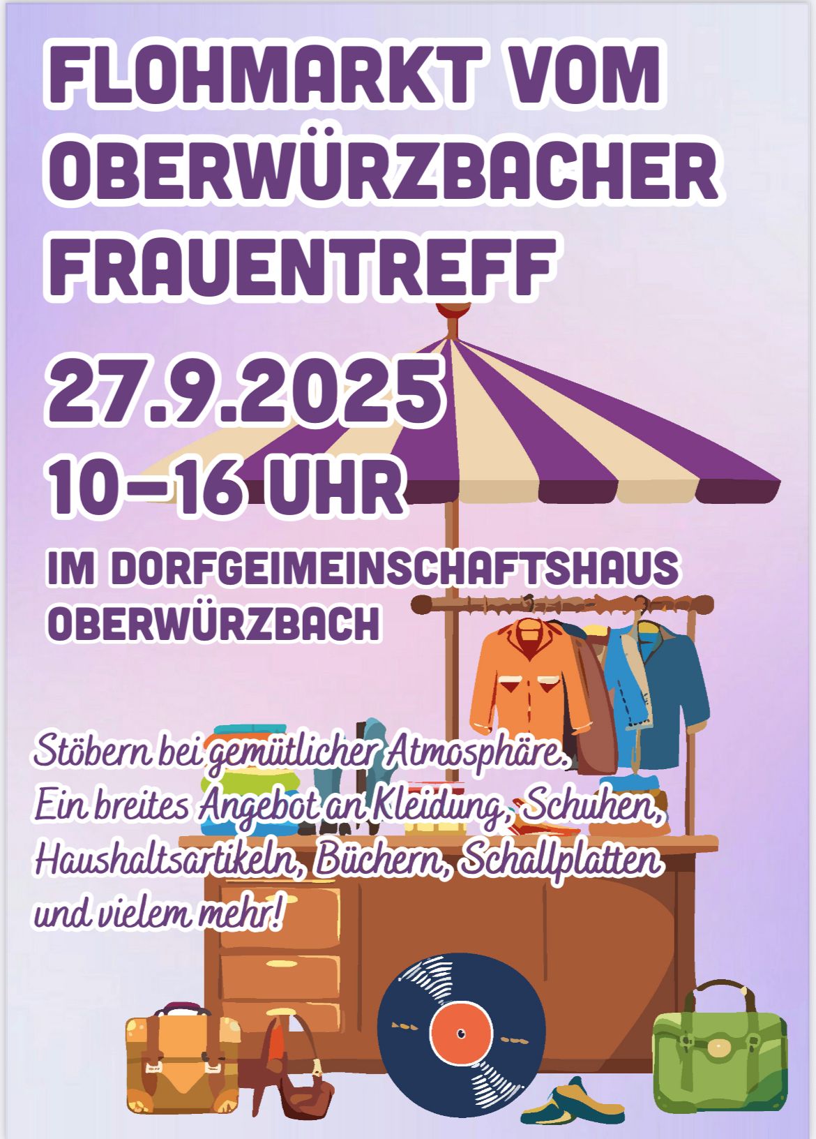 Flohmarkt in Oberwürzbach