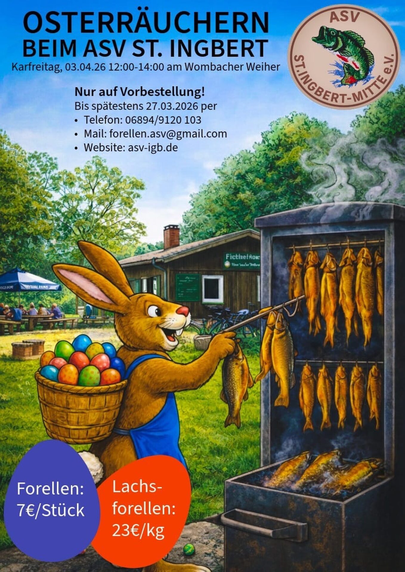 Osterräuchern beim ASV St. Ingbert