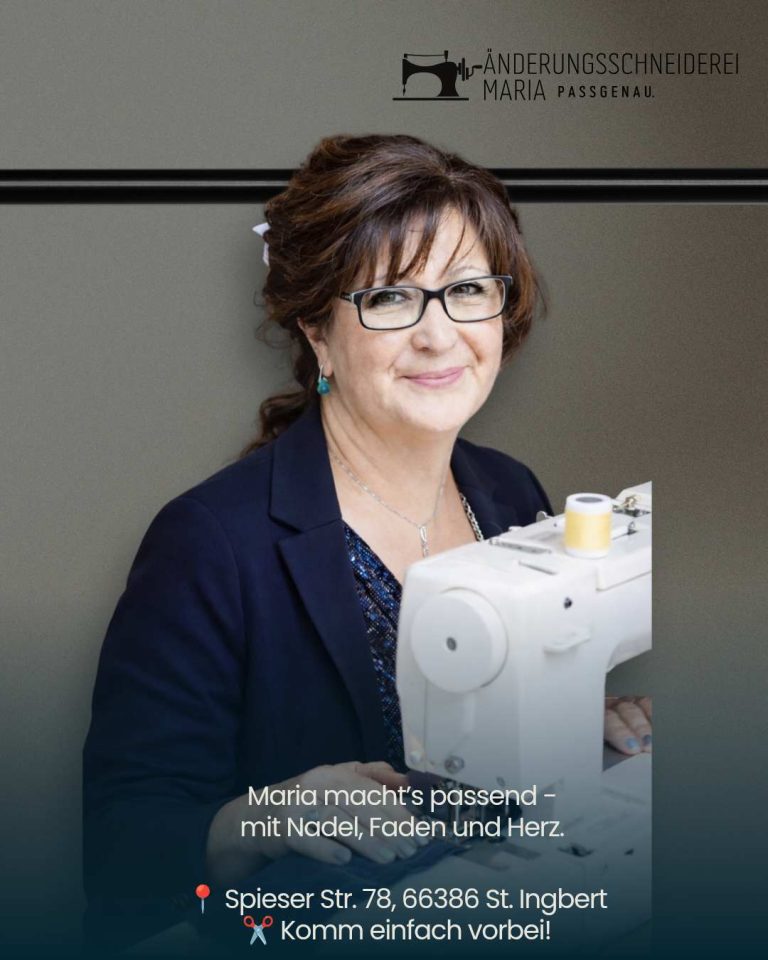 Handwerk mit Herz: Änderungsschneiderei Maria seit zwei Jahrzehnten im Einsatz